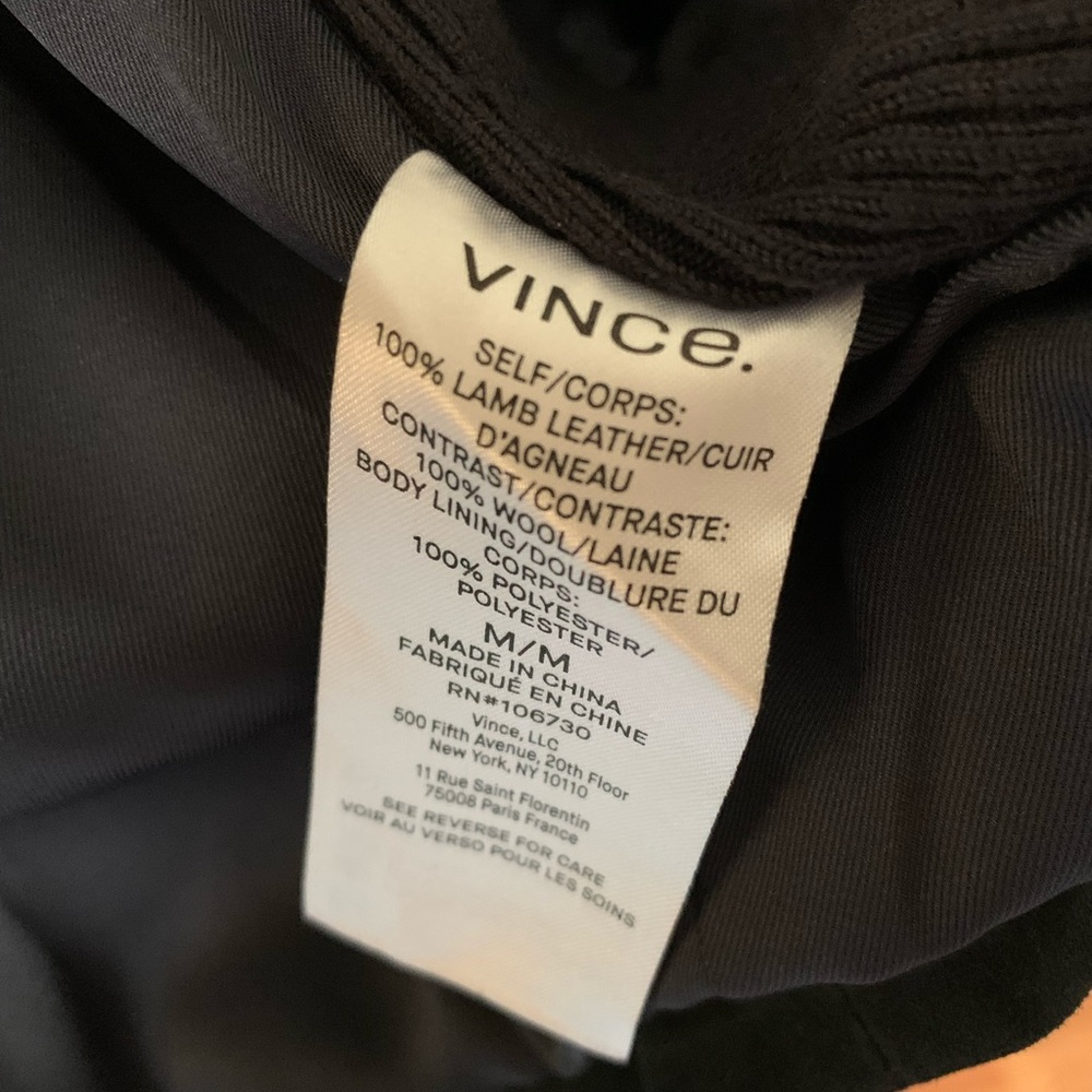 Vince Rib Panel Suede Jacket - Picture 6 of 6